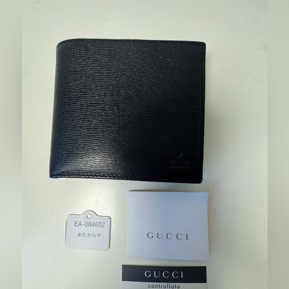 Gucci Black Leather Men’s BiFold Wallet - Picture 13 of 13